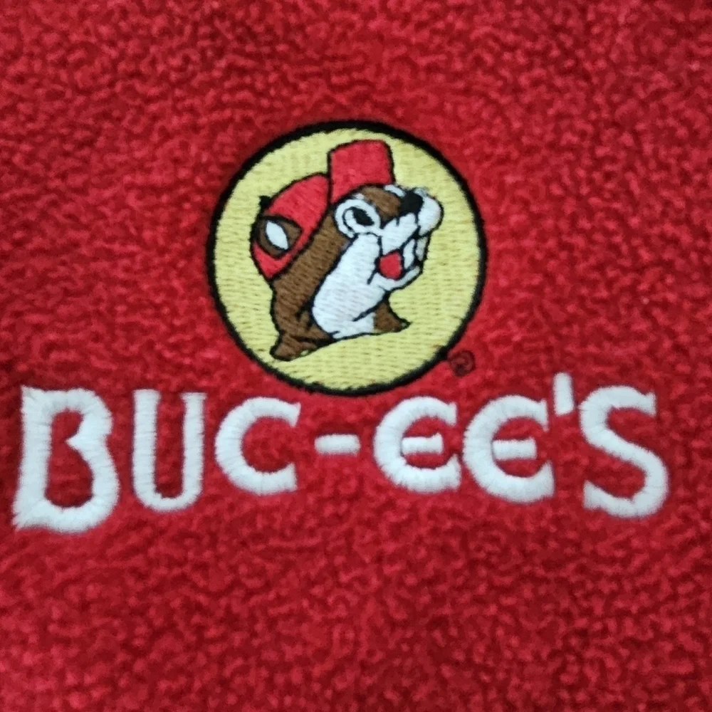 🌟Buc-ee's Mens Red Fleece Sweater Jacket XL🌟